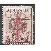Австралия. Олимпиада Мельбурн'56. 1956г. Mi#266.