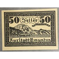Нотгельды Австрия Голлинг-на-Зальцахе 50 геллеров 1920 год.