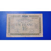 Франция 1 франк 1923 для оккупированных территорий