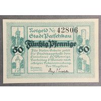 Нотгельд ПАТЧКАУ 50 пфеннигов 1921 год. Веймарская республика