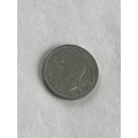 Великобритания 6  пенсов 1951