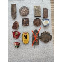 Значки тяжёлые на выбор