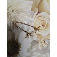 Брошь Пауки из латуни