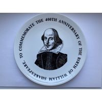 Тарелка, Шекспир 400 лет, Royal Doulton, Англия.