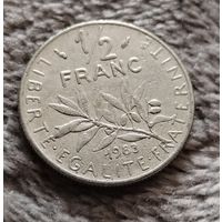 1/2 франка 1983 Франция