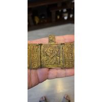 Складень Николай Чудотворец с избранными святыми. 19 век