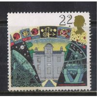 Великобритания 1990 EII 200 летие обсерватории в Арма Радиотелескоп Джодрелл-Бэнк Большой Канарский телескоп в Ла Пальме #1296