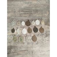 Лот старинных католических образцов,с рубля