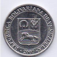 БОЛИВАРИАНСКАЯ РЕСПУБЛИКА ВЕНЕСУЭЛА . 25 СЕНТИМО 2007