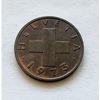 Швейцария 1 раппен, 1973