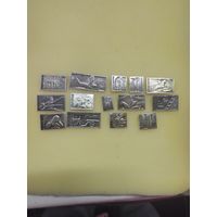 Набор значков Классика Советского кино. 14шт.