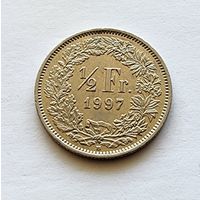 Швейцария 1/2 франка, 1997