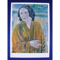 Борисов-Мусатов В. Э., Женщина в жёлтой шали, 1970.