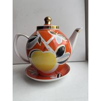 Чайник Фарфор Полонное СССР Ручная Роспись