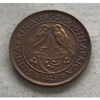 ЮАР 1/4 пенни (фартинг) 1952 Георг VI - последний год чекана