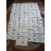 100 конвертов СССР.