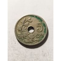 Бельгия 5 сентим 1904