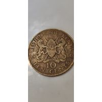 Кения 10 центс 1966