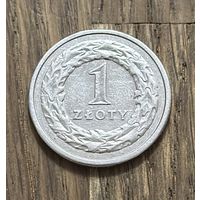 Польша 1 Злотый 1991г.