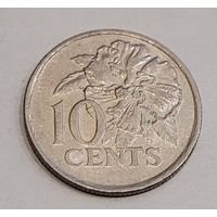 Тринидад 10 центов 1990