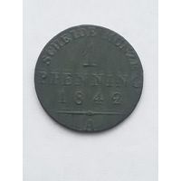 1 пфеннинг 1842