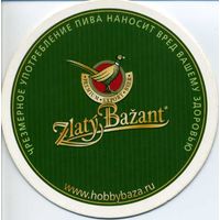 Подставку под пиво ZLATY  BAZANT  / Словакия  /.