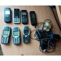 Телефоны кнопочные Нокия, и зарядки к ним.