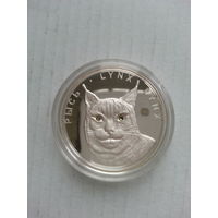Монета РБ Рысь 2008г в футляре