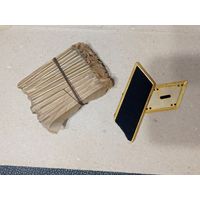 Петлицы парадные  черные суконные СССР (10 пар) складские