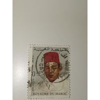 Марокко 1962 король Марокко Хасан II в традиционном феске