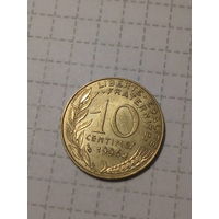 10 сантимов Франция 1996 год