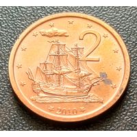 Острова Кука 2 цента, 2010     ( 1-7-7 )
