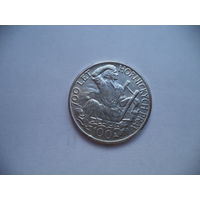 100 крон 1949 г. 700 лет. Чехословакия.