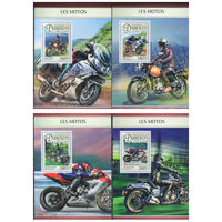 Джибути 2016г   Мотоциклы BL+KB   MNH