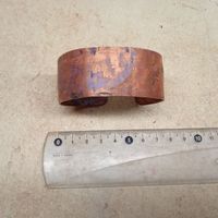 Браслет медный старый.