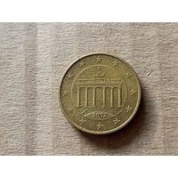 Германия 10 евроцентов, 2002"D". (Н.Я)