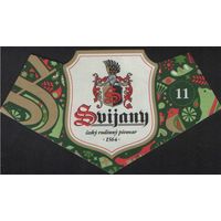 Пивная этикетка. Svijany - Чехия