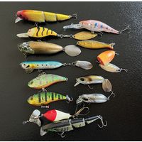 Воблеры 17 шт + мелочевка
