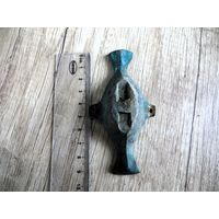 Бронзовая старинная накладка ручки оконной