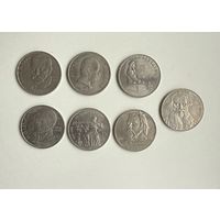 Юбилейные монеты 1 рубль цена за единицу