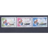 [48] Сейшелы внутренние 1981. Корабли.Парусники.Принцесса Диана. MNH