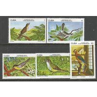Куба. Птицы. 1978г. Mi#2280-87. Серия.