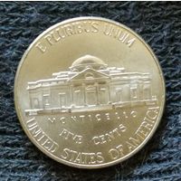 США 5 центов 2014 год, "Jefferson Nickel"(2006-2025), "Р" , KM# 381
