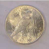 Доллар мирный 1922 США. Белоснежный орёл!