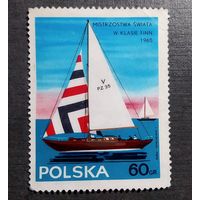 Марка Польша 1965 год Чемпионат мира
