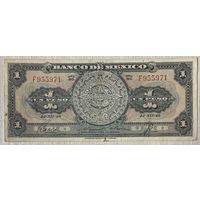 Банкнота. Мексика. 1 песо 1948 год.