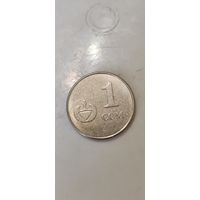 Киргизия 1 сом 2008