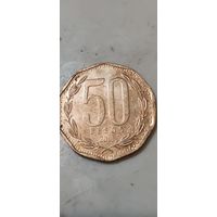Чили 50 песос 2018