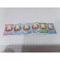 Беларусь Стандарт серия Гербы. 7 марок.самоклейки