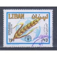 [2485] Ливан 1982. Флора.Плоды.Колос. Гашеная марка.